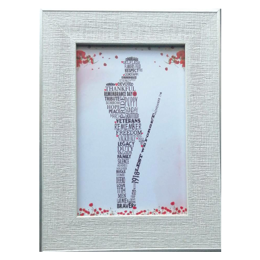 Image size: 8" X 6"
Black & White
Hanging Frame
£8